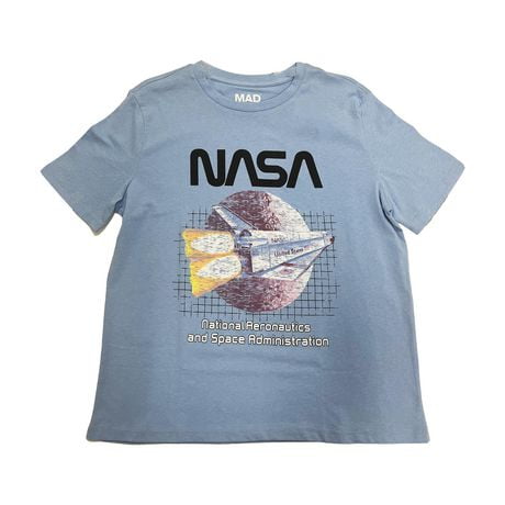 T-shirt à manches courtes pour dames quelque chose de la NASA