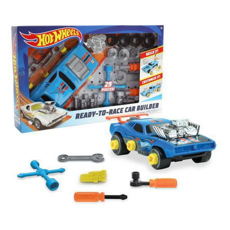 hot wheels ready to race car builder shark