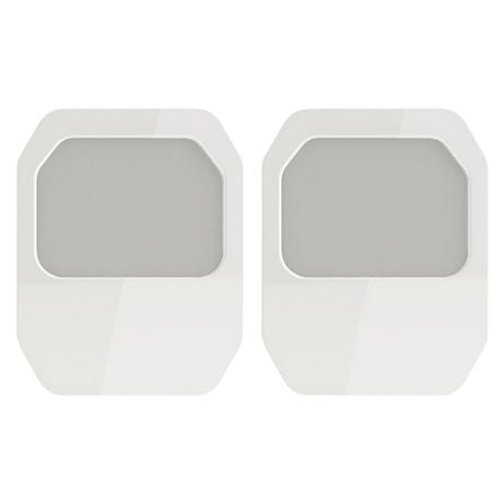 White Always-On Panel LED Night Light (2-Pack), LED Night Lights