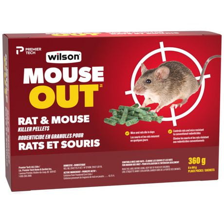 Wilson Mouse Out Rat & Mouse Pellets, Mouse Out Rat & Mouse Pellets