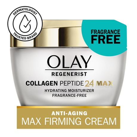 Olay Regenerist Collagen Peptide 24 MAX Face Moisturizer, Fragrance Free, 1.7 oz