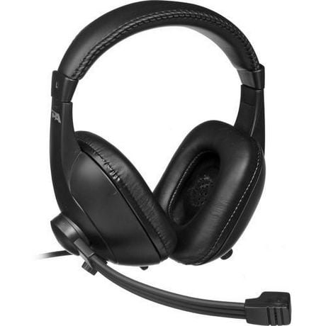 Cyber Acoustics Over-Ear Headset with Mic (AC-960) - Black | Walmart Canada