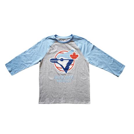 Men's MLB Blue Jays Classic Jays 3/4 T-Shirt 