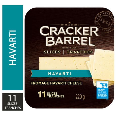 Cracker Barrel Havarti Cheese Slices, 11 Slices