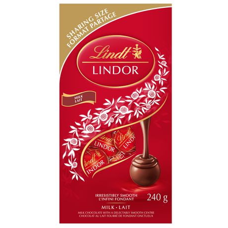 Lindt LINDOR Milk Chocolate Truffles, 240-Gram Bag | Walmart Canada