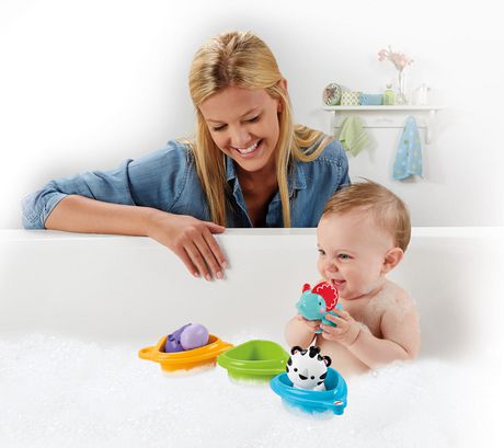 fisher price scoop n link bath boats