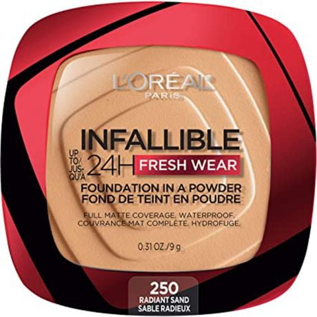 L'Oréal Paris Infallible 24H Fresh Wear Foundation in a Powder, Matte Foundation in a Powder