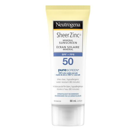 Neutrogena Sheer Zinc Body Sunscreen SPF 50 | Walmart Canada