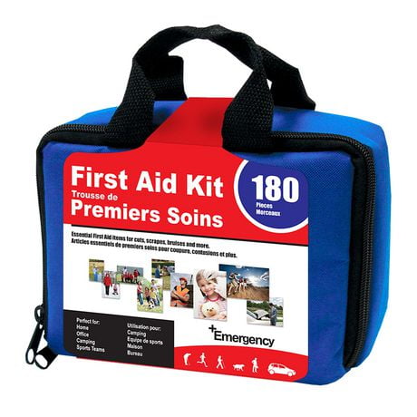 Emergency First Aid 180 Piece Essential First Aid Kit, Emergency First Aid Kit - 180pcs