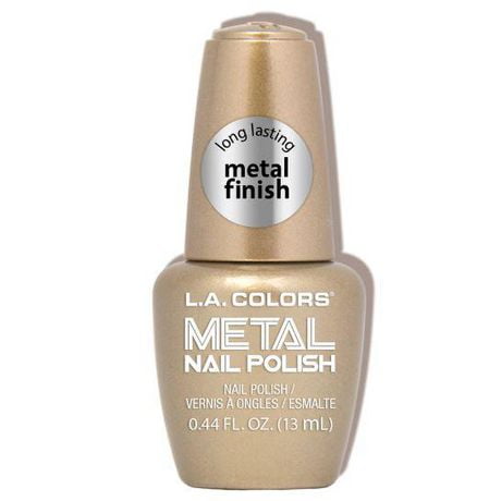 Metallic gold nail clearance polish