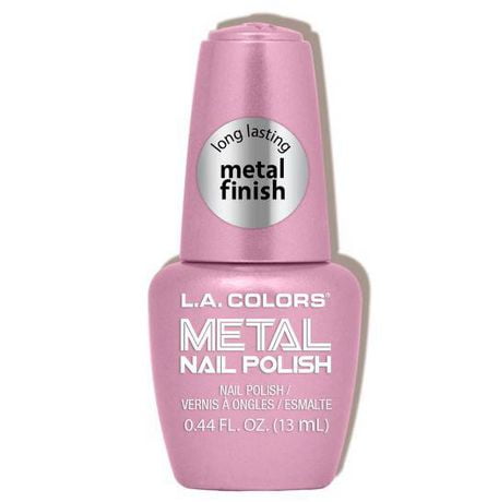 Metallic pink online nail polish