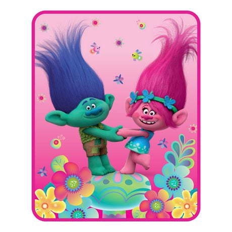 Trolls "Happy Happy Trolls" Silk Touch Throw | Walmart Canada