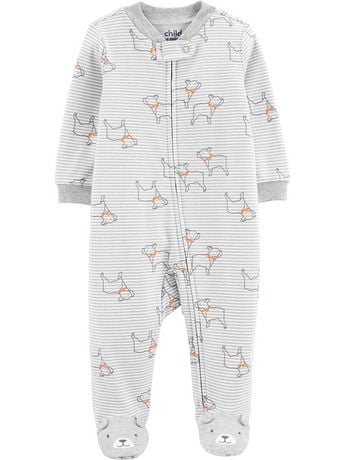 Child of Mine made by Carter's Newborn Boys' Sleep N Play Outfit - Dog ...