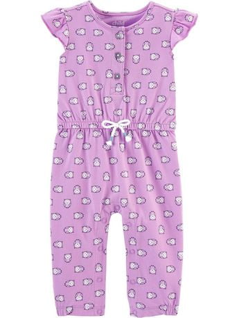 girls purple jumpsuit