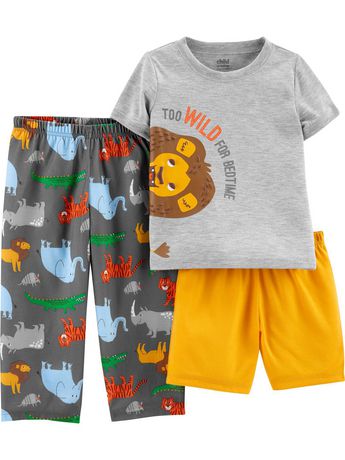 Child of Mine By Carters Toddler Boy 3 Piece Pajamas - Lion | Walmart ...