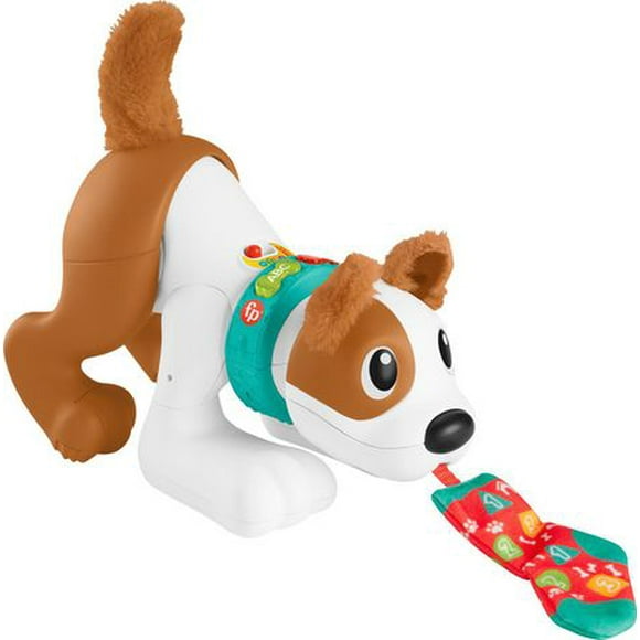 Fisher-Price 123 Crawl With Me Puppy - English Version, Ages 6-36M