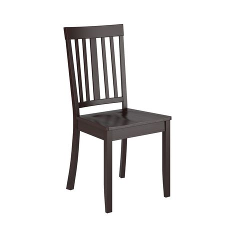 CorLiving Cappuccino Stained Dining Chairs, Set of 2 | Walmart Canada