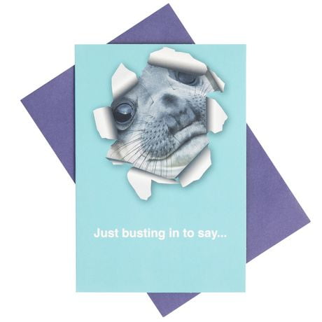 What Do You Meme?® Thinking of You Card (Friendly Seal) Carte