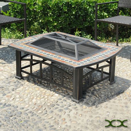 Rectangular Slate Top Fire Pit | Walmart Canada