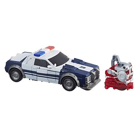 police car transformer toy name