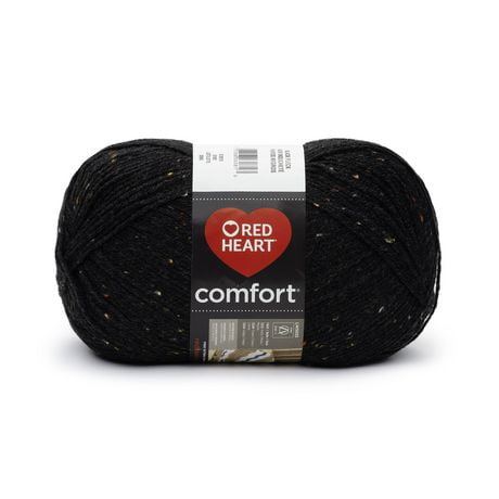 Red Heart® Comfort® Yarn, Flecks, Acrylic #4 Medium, 12oz/340g, 649 Yards, Versatile yarn large ball size
