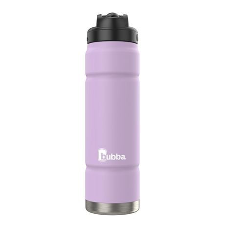 bubba Trailblazer Vacuum-Insulated Stainless Steel Water Bottle with Straw, 24 oz (709 mL), Lavender