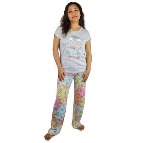 SmileyWorld® Ladies' 2-Piece Pajama Set