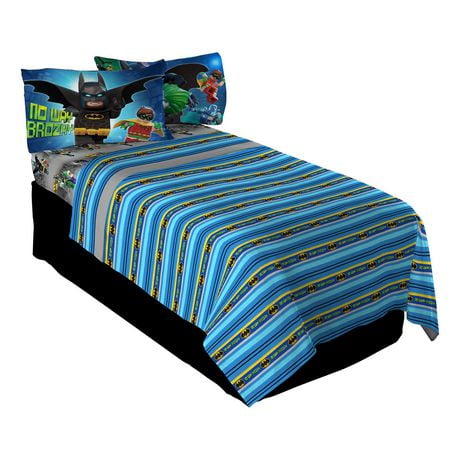 Batman Lego Twin No Way Brozay Sheet Set Canada Batman Lego Twin No Way Brozay Sheet, Lego Bedding Canada
