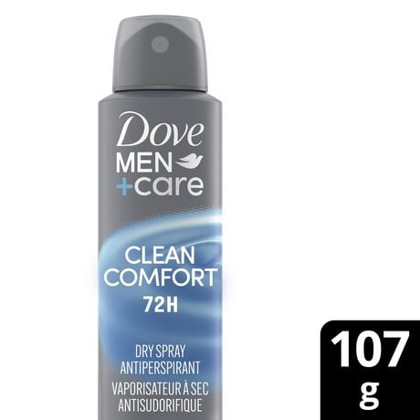 Dove Men+Care  Clean Comfort Dry Spray Antiperspirant, 107g