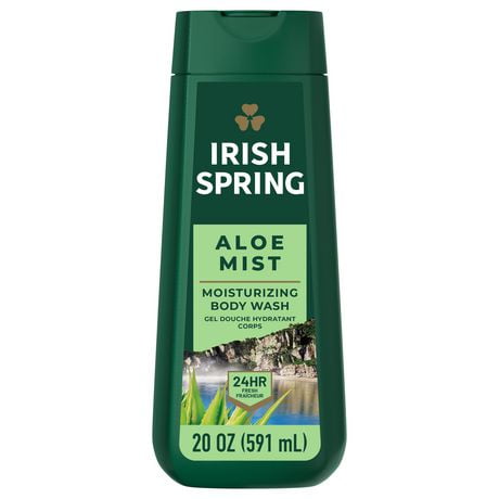 Irish Spring Aloe Mist Body Wash for Men, 591 mL, 591 mL