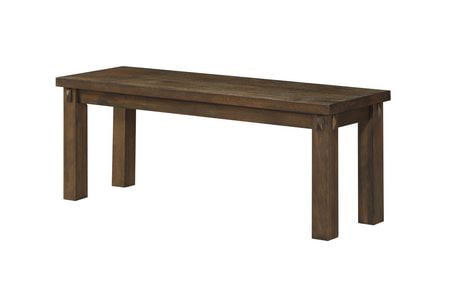 ACME Nabirye Bench (NO Storage) in Dark Oak - Walmart.ca