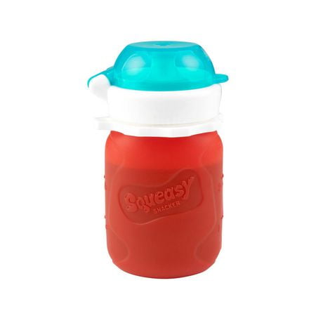 Squeasy Gear Snacker Baby Infant Toddler Spill Proof Silicone Reusable ...