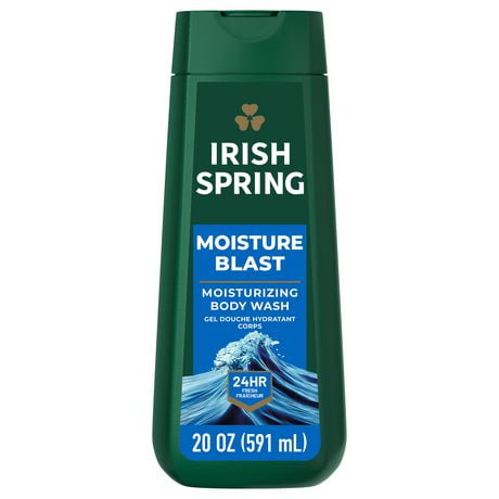 Irish Spring Moisture Blast Body Wash for Men, 591 mL