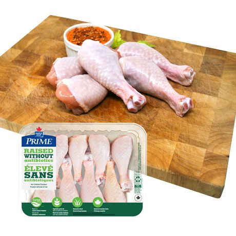 Pilons de poulet Élevé sans antibiotiques Prime 8-10 Pilons