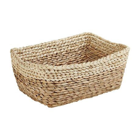 hometrends Maize/ Rush Basket | Walmart Canada