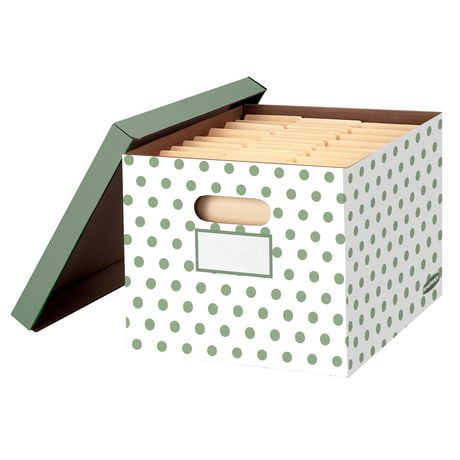 Boîte de rangement décorative Bankers Box 3pk BB Décor Boîte 3pk