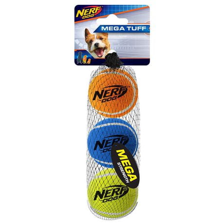 Nerf Dog Mega Strength Balls, Small