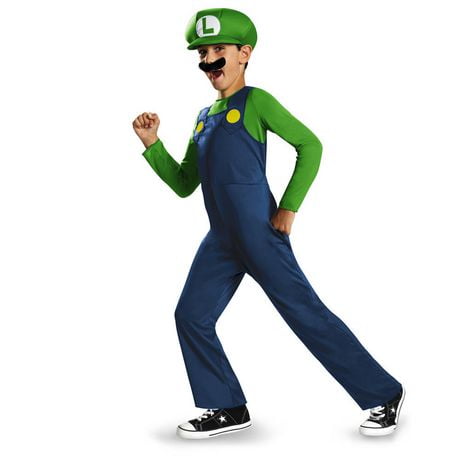 Costume classique Luigi de Super Mario de Nintendo par Disguise pour garçons