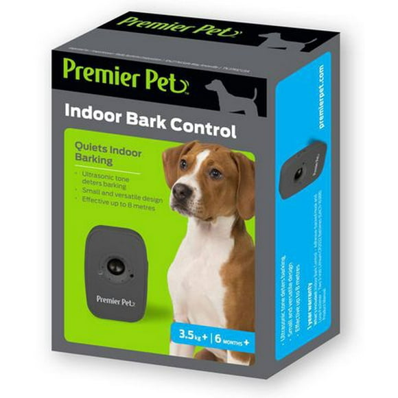 Système de contrôle des aboiements pour l’intérieur Premier Pet Mini contrôle d'aboiement