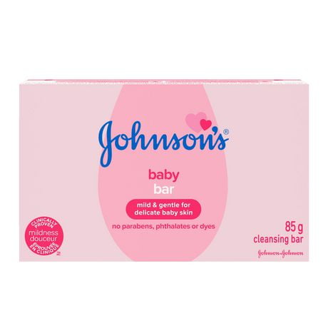 Johnson's Baby Soap Bar, Baby Soap, Mild and Moisturizing, 1 Bar