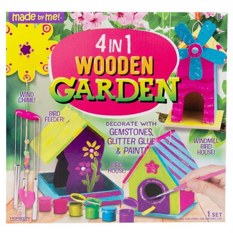 Made by Me 4-in-1 Wooden Garden Set, 6 years & up