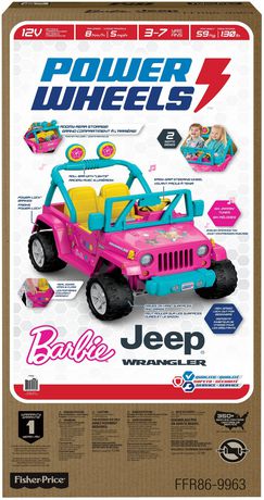 barbie jeep weight limit