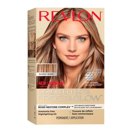 Revlon Color Effects Frost and Glow Ammonia Free Permanent Hair Color, 1 Application