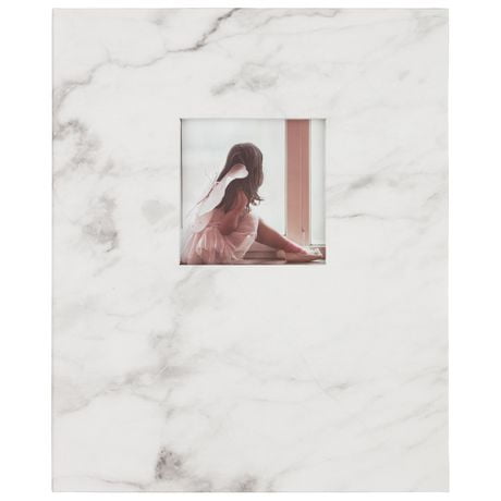 Pinnacle 4UP Marble Frame Front Photo Album