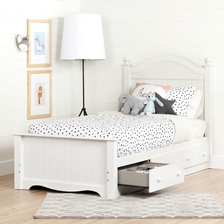 Savannah Twin Bed Set With 3 Drawers, Twin Bed Frames With Storage Canada