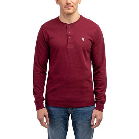 U.S. Polo Assn Men's Thermal Henley Walmart Canada