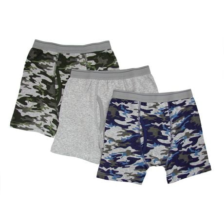 George Boys' Boxer Briefs 3-Pack, Sizes 4-14