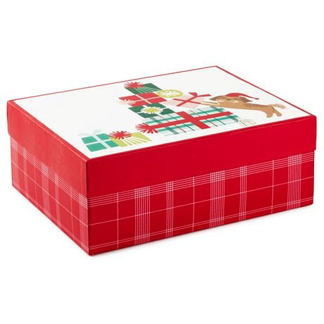 Hallmark Large Christmas Gift Box with Lid (Puppy Presents) - Walmart.ca