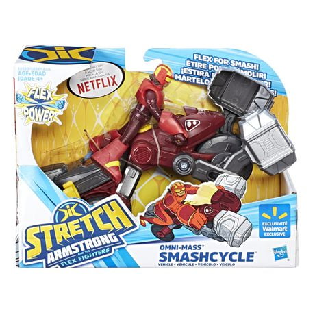 stretch armstrong flex fighters vehicle omni mass power walmart marvel