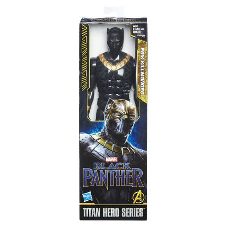 Marvel Black Panther Titan Hero Series 12-inch Erik Killmonger ...